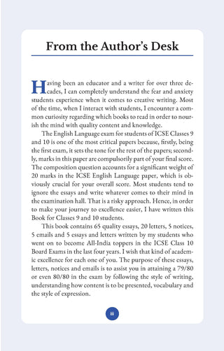 ICSE Write English Right with Sudhir Sir: Compositions, Letters, Notices & Emails Made Easy (Classes 9 & 10)