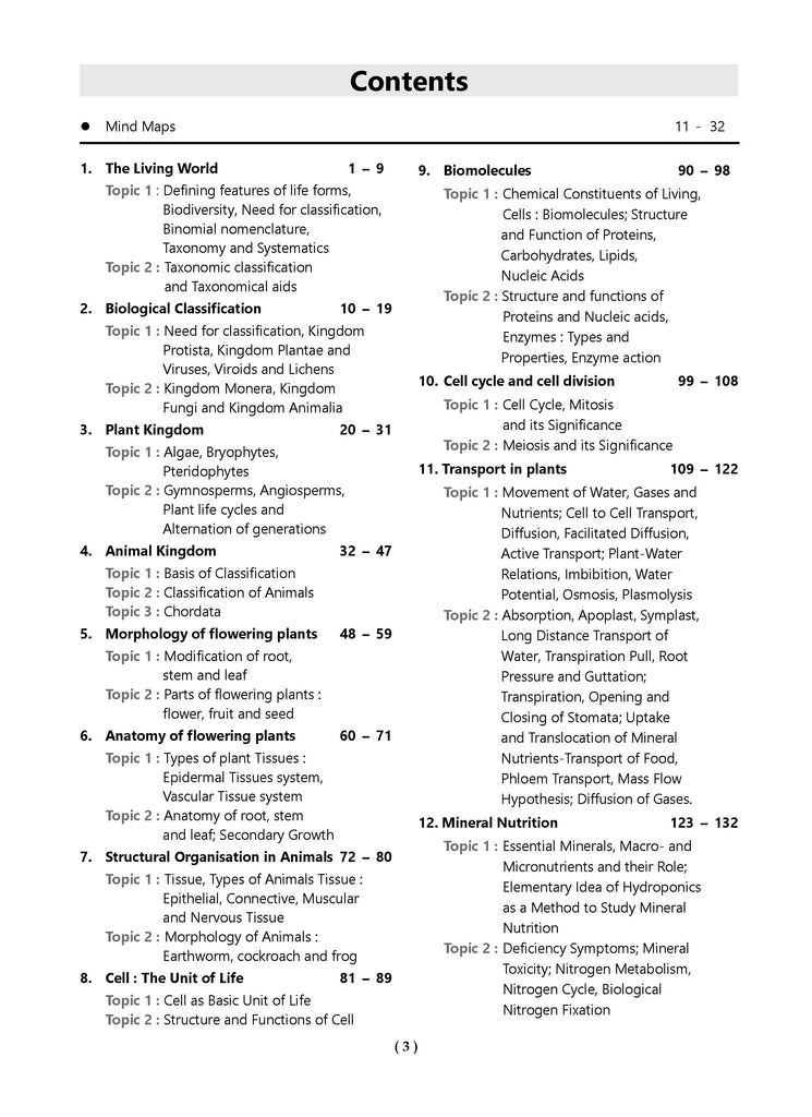 NCERT Exemplar (Problems - Solutions) Class 11 Biology Book For Latest Exam