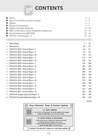 NDA-NA (NATIONAL DEFENCE ACADEMY/NAVAL ACADEMY) 17 Previous Solved Papers| Year-wise 2017-2025 (I & II) |  Mathematics