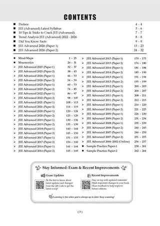 JEE Advanced 25 Years Year-wise Solved Papers Physics, Chemistry & Mathematics (Set of 3 Books)  | Fully Solved May 2026 Paper 1 & 2 | Smart Mind Maps, Mnemonics, PYQs & Oswaal AI