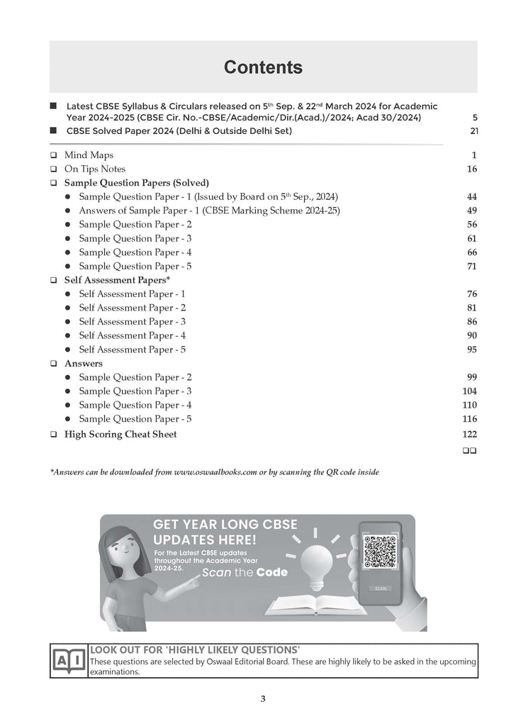 CBSE Sample Question Papers Class 12 Political Science (For 2025 Exam)