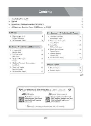Class 11 ISC English Paper-2 (Literature) Question Bank | Chapter-wise & Topic-wise with Competency Based Questions | For 2027 Exam | Self-Assessment Papers | Revision Notes