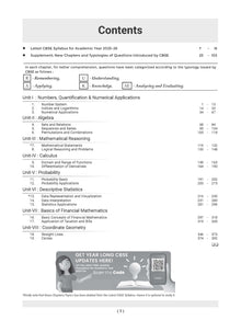 CBSE Question Bank Class 11 Applied Mathematics For 2026 Exam