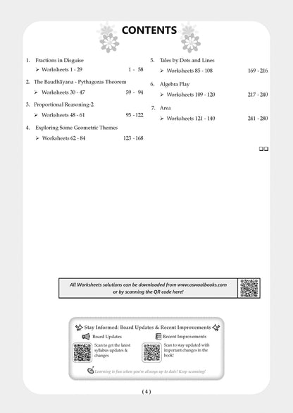 One For All Workbook Class 8 Mathematics Part-2 | NCERT & CBSE | Latest Ganita Prakash | NCF Compliant | Competency-Based Assessment & Practice