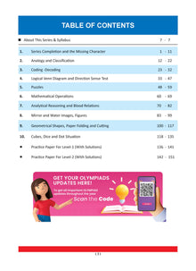 One for All Olympiads Previous Year Solved Papers Class 8 Reasoning For 2025 Exam