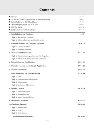 JEE Main 25 Years' (2002-2026) | Chapter-wise & Topic-wise Question Bank: Mathematics | Includes-Jan & Apr 2026 Papers Fully Solved | Latest Edition For 2027 Exam