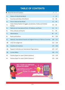 One for All Olympiads Previous Year Solved Papers Class 8 General Knowledge For 2025 Exam