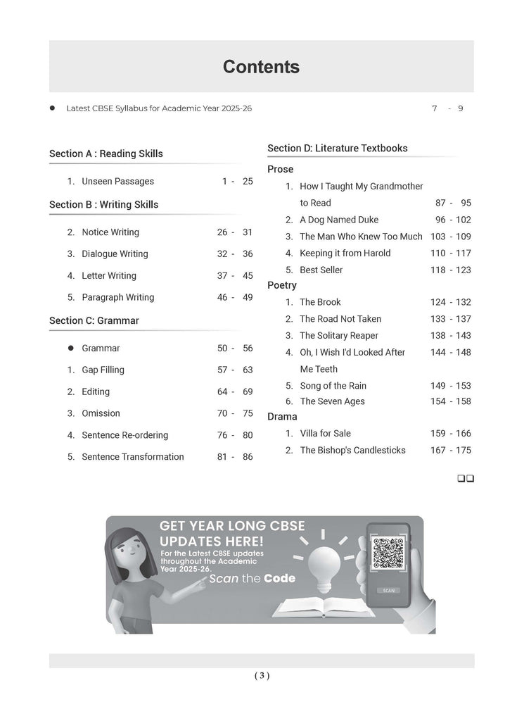 CBSE Question Bank Class 9 ENGLISH COMMUNICATIVE For 2026 Exam