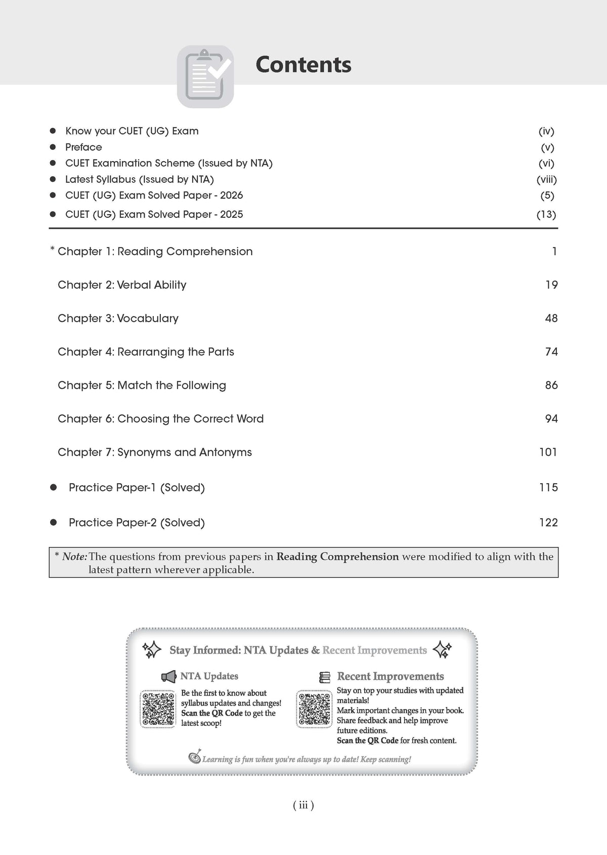 Oswaal NTA CUET (UG) Chapter-wise Solved Papers Question Bank | English | PYQs (2021 – 2026) NCERT aligned MCQs | With Solved Paper 2026 | For 2027 Exam | With Oswaal AI