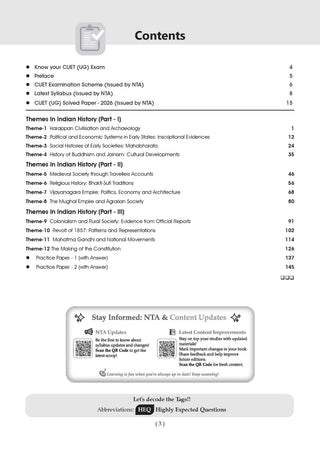 Oswaal NTA CUET (UG) Chapter-wise Solved Papers Question Bank |History |PYQs (2022–2026) NCERT aligned MCQs |With Solved Paper 2026 |For 2027 Exam |With Oswaal AI