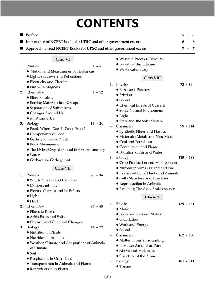 NCERT One For All Book for UPSC & State PSCs | General Science Classes 6-12 (Old & New NCERT Edition) | Latest Edition