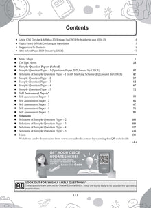 ICSE | 10 Sample Question Papers | Class 10 | Mathematics (For 2025 Exam)