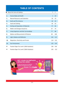 One for All Olympiads Previous Year Solved Papers Class 7 Science For 2025 Exam