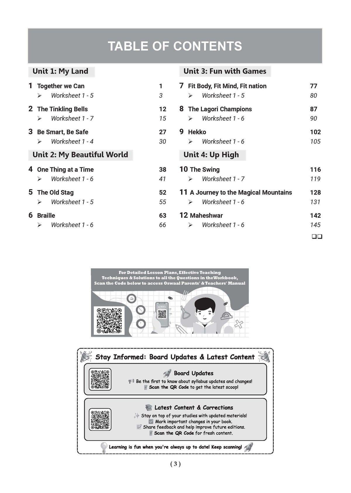 NCERT English Santoor Textbook and Workbook For Class 4 | Updated NCERT Pattern | Includes Mind Maps & Revision notes | With Parents & Teachers Manual (Set of 2 books) - Oswaal Books