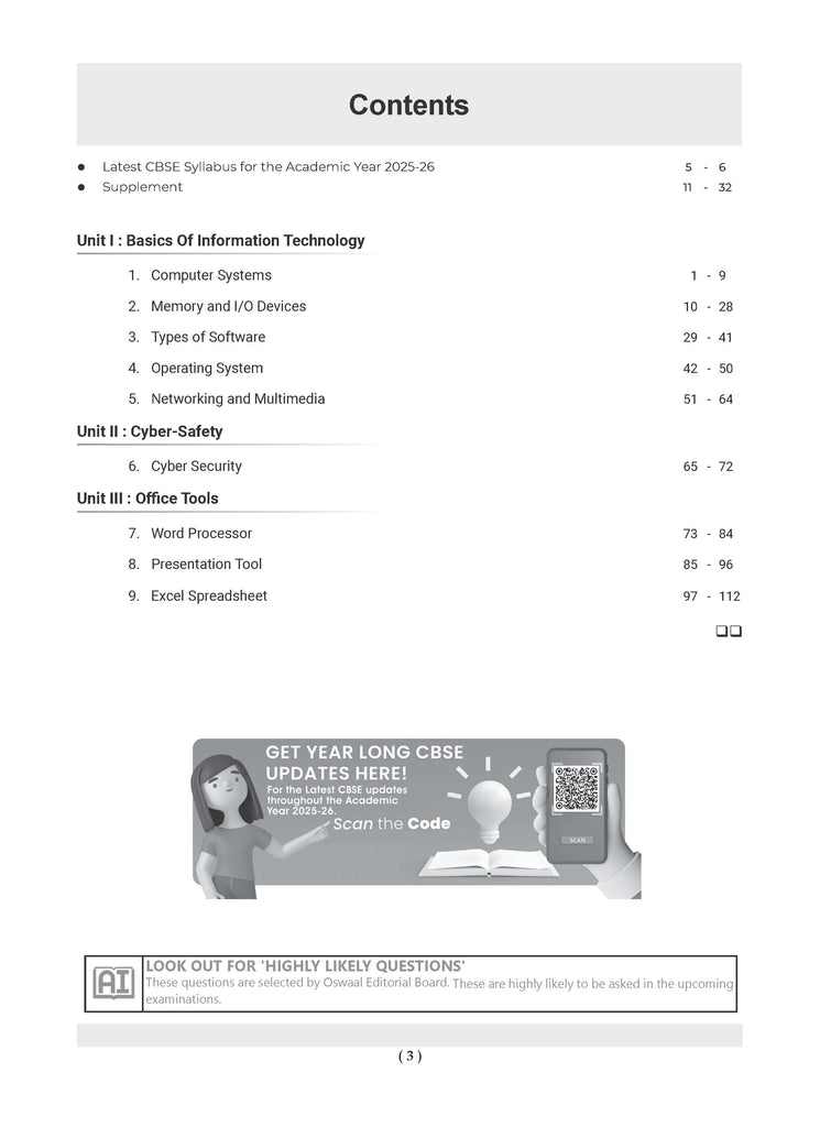 CBSE Question Bank Class 9 Computer Applications For 2026 Exam