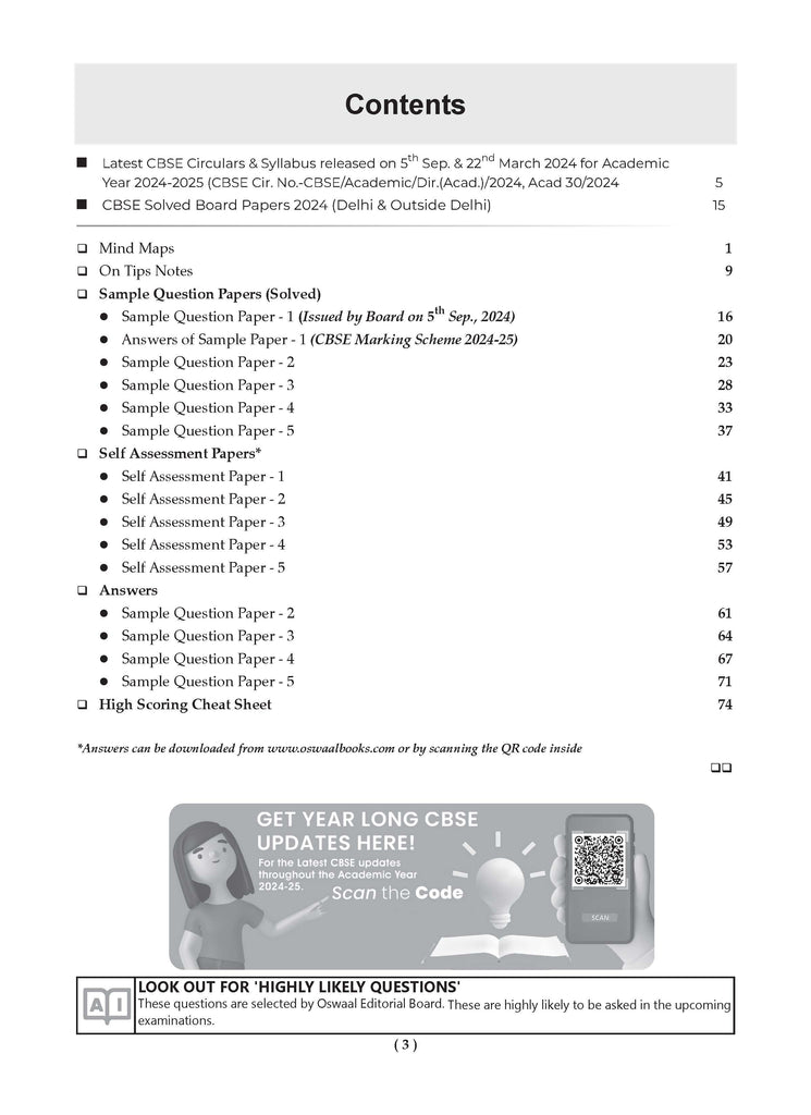 CBSE Sample Question Papers Class 10 Computer Applications Book (For 2025 Exam)