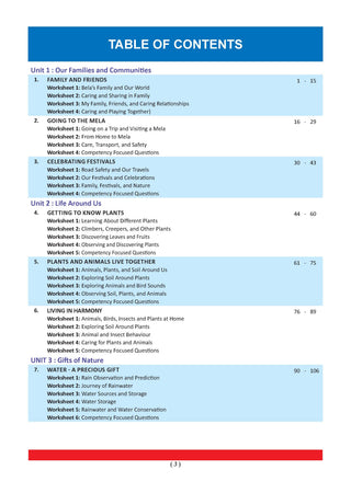 One for All Workbook Class 3 The World Around Us| 50+ Concept-wise Perforated Worksheets | Based on NCERT Our Wondrous World | NEP 2020 & NCF 2023 Aligned | For CBSE & State Boards | Builds Concept Clarity & Scientific Skills