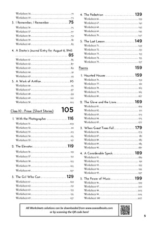 Oswaal ICSE Treasure Chest Workbook for Classes 9 & 10 | English Literature-Paper-2 | Chapter-wise Worksheets with Solutions | Latest CISCE Pattern | For 2027 Exam | With Oswaal AI