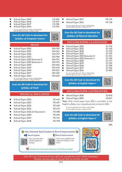 ISC 10 Previous Years' Solved Papers (2016-2026) | Class 12 Commerce: Accountancy, Economics, Business Studies, Maths, Eng 1&, Hindi, Computer Sc. & Physical Edu. | For 2027 Exam | Oswaal AI