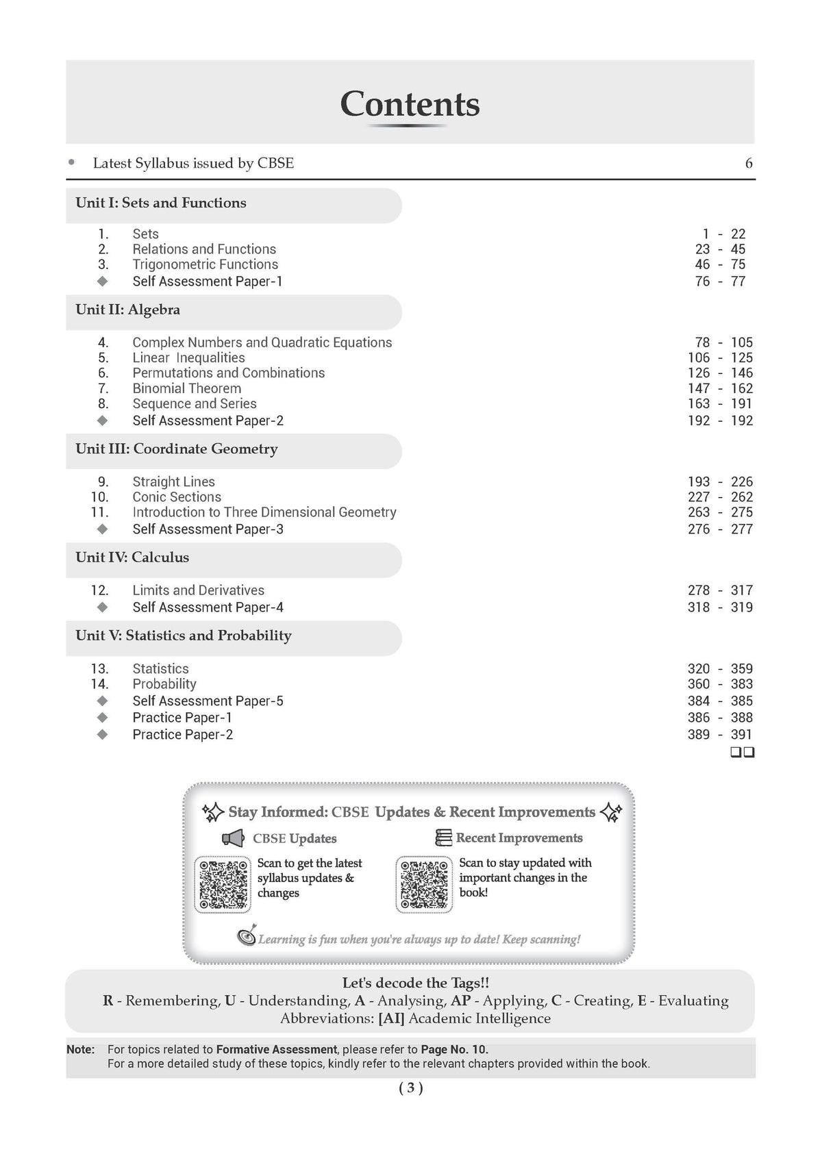 CBSE Class 11 Mathematics Question Bank | Chapter & Topic-wise Solved Papers (2017-2026) | Based on Latest Syllabus (April 2026) | Includes 2026 Papers | For 2027 Exam