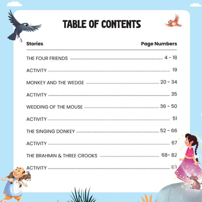 Lil Legends Timeless Tales of Panchatantra Book for Kids | Stories of Wit and Wisdom | Moral, English, Short, Bedtime 5 Stories for Children (3+ Age) - Oswaal Books