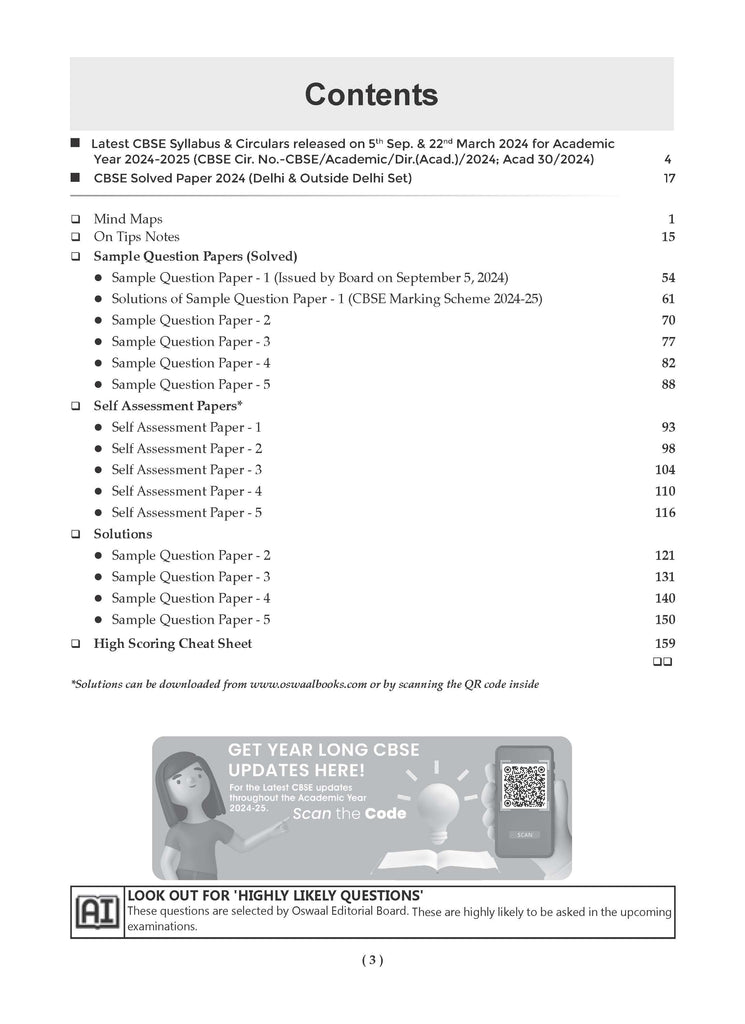 CBSE Sample Question Papers Class 12 Applied Mathematics (For 2025 Exam)