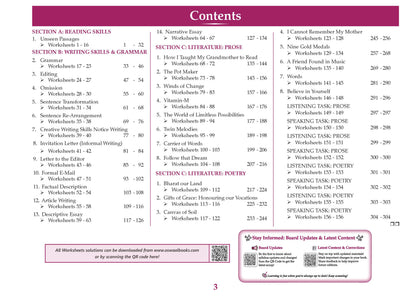 CBSE Workbook Class 9 English R1 | aligned with NCERT Kaveri | Perforated Worksheets for Practice with Competency Based questions | NEP 2020 + NCF-SE 2023 | 2027 Exam