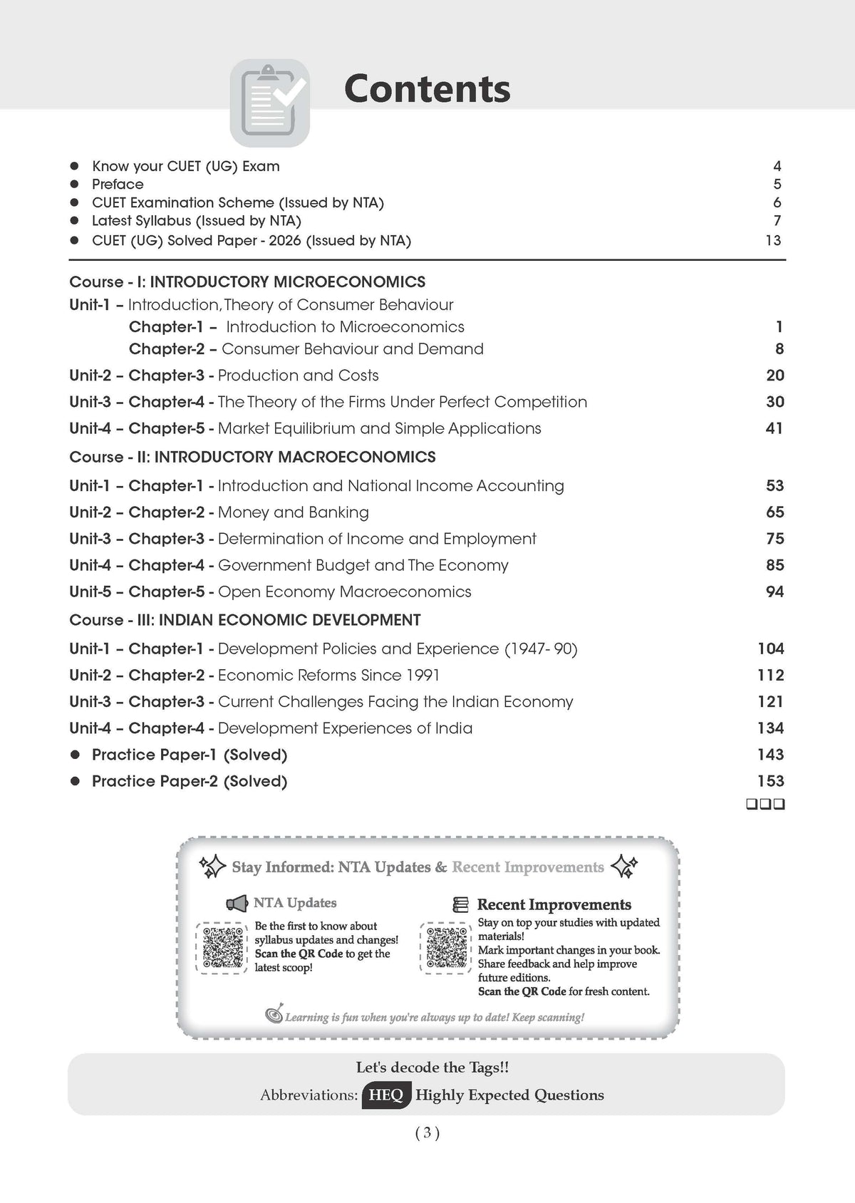 Oswaal NTA CUET (UG) Chapter-wise Solved Papers Question Bank | Economics | PYQs (2022 – 2026) NCERT aligned MCQs | With Solved Paper 2026 | For 2027 Exam | With Oswaal AI