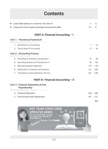 CBSE Question Bank Class 11 Accountancy For 2026 Exam