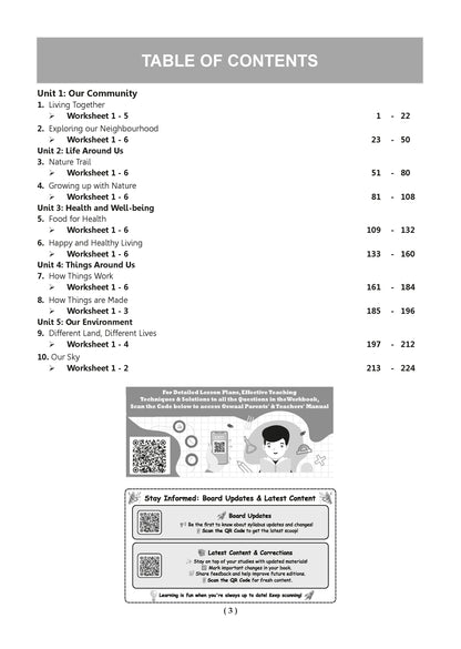 NCERT The World Around Us Textbook and Workbook For Class 4 | Updated NCERT Pattern | Includes Mind Maps & Revision notes | With Parents & Teachers Manual (Set of 2 books) - Oswaal Books