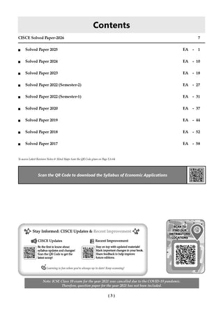 ICSE 10 Previous Years' Solved papers | Year-wise (2017-2026) |Class-10 | Economic Applications | For 2027 Exam | Oswaal AI