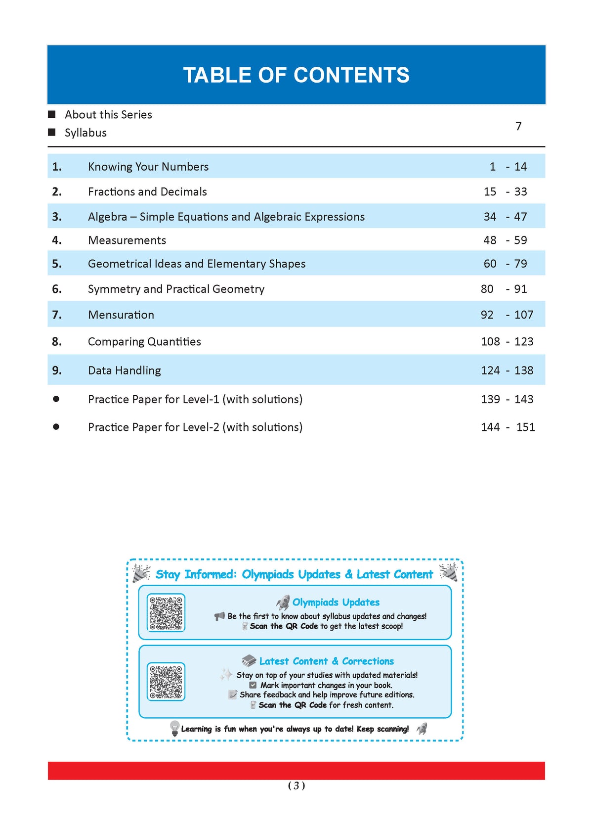 One for All Olympiads | Class 7 Maths, Science, English, GK | Chapter-wise Previous Years' Solved Papers | Prep-Guide With Level 1, 2 & Achievers Section (Set of 4 Books) For 2026 Exam