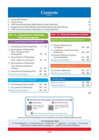 CBSE Class 12  Accountancy Question Bank | Chapter & Topic-wise Solved Papers (2017–2026) | Based on Latest Syllabus (April 2026) | Includes 2026 Papers | | For 2027 Exam