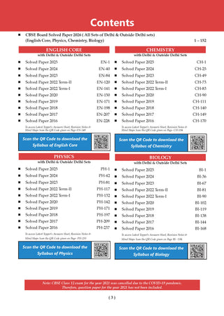 CBSE 10 Previous Years Papers Science PCB | Class 12 | Year-wise(2017-2026) | 2026 Papers (Delhi & Outside Delhi)- fully solved | NCERT & Competency-based questions | For 2027 Exam| Oswaal AI