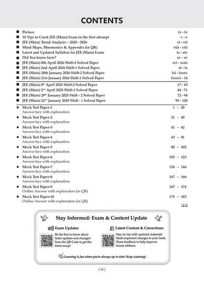 NTA JEE (Main) 10 New Pattern Mock Test Papers Book | Fully Solved with Shortcuts | Include-Jan & Apr 2026 Fully Solved Papers | Latest Edition For 2027 Exam | With Oswaal AI
