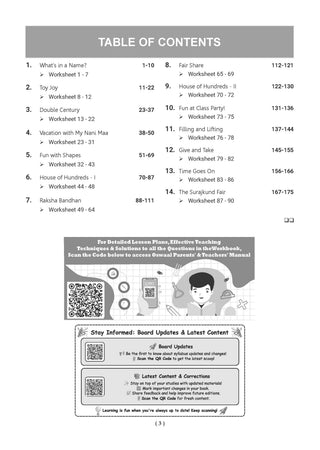 NCERT Mathematics Mela Textbook and Workbook For Class 3 | Updated NCERT Pattern | Includes Mind Maps & Revision notes | Teachers Manual (Set of 2 books) Latest Edition