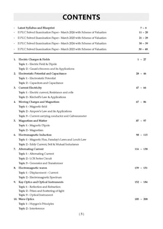 Karnataka II PUC Chapter-wise & Topic-wise Question Bank Class 12 Physics | 1550+ Questions | Revision Notes, Mind Maps, Mnemonics | Fully Solved PYQs (2026–2017) | 2027 Board Exam | oswaal.ai