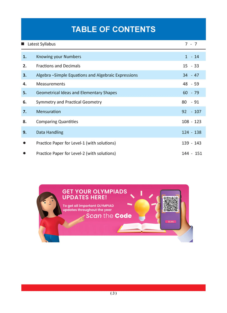 One For All Olympiad Previous Years Solved Papers Class 7 (Set of 2 Books) Maths & Science for 2025 Exam