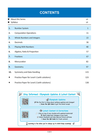 One For All Olympiads Class 6 Maths Prep-Guide Book | Chapter-wise Previous Years' Solved Papers | Questions for SOF IMO & Other Olympiad Exams 2026 | With Sample Practice Papers & Oswaal.AI