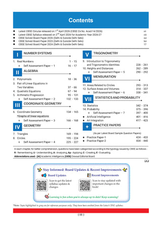 CBSE & NCERT One for All Class 10 | Mathematics Basic | Based on Latest Syllabus (April 2026) |NCERT & Competency-based questions| For 2027 Exam | With Oswaal AI