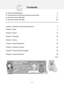 NTA CUET (UG) Chapterwise Question Bank Computer Science (For 2025 Exam)