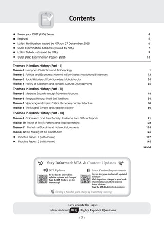 NTA CUET (UG) Chapter-wise Question Bank History For 2026 Exam (as per latest 27 Dec., notification) | PYQs & 800+ NCERT aligned MCQs |With Oswaal AI