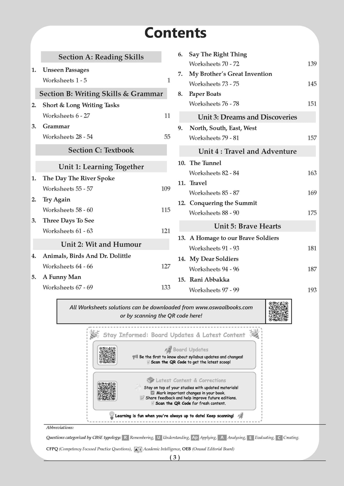 NCERT & CBSE ONE FOR ALL WORKBOOK English (Poorvi) Class 7 - Oswaal Books
