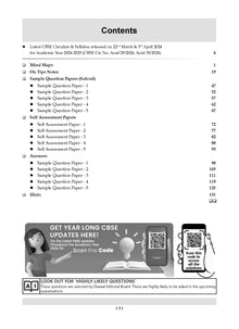 CBSE Sample Question Papers Class 11 Geography Book (For 2025 Exam)