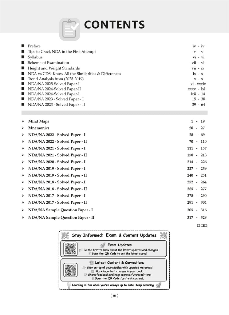 NDA-NA (NATIONAL DEFENCE ACADEMY/NAVAL ACADEMY) 16 Previous Solved Papers| Year-wise 2017-2025 (I) | Mathematics | For 2025 Exam