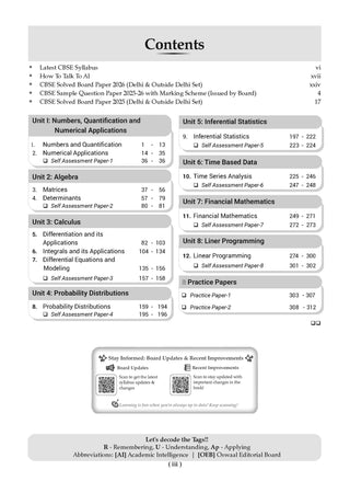 CBSE Class 12 Applied Mathematics Question Bank | Chapter & Topic-wise Solved Papers (2017–2026) | Based on Latest Syllabus (2 April 2026) | Includes 2026 Papers | Mind Maps & Revision Notes | For 2027 Exam