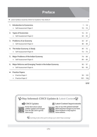 ICSE Question Bank Economics Class 9 For 2027 Exam | Chapter-wise & Topic-wise Revision Notes | Competency-focused Questions | Aligned with latest Syllabus & Exam Pattern