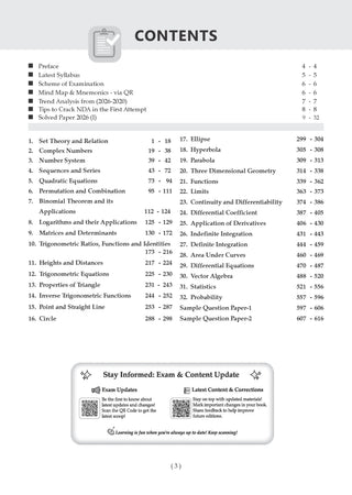 NDA/NA 13 Years’ Chapter-wise & Topic-wise Solved Papers | Mathematics | 2014-2026 (I) | Includes 2026 Paper – I | For Sep 2026 (II) Exam| With Oswaal AI