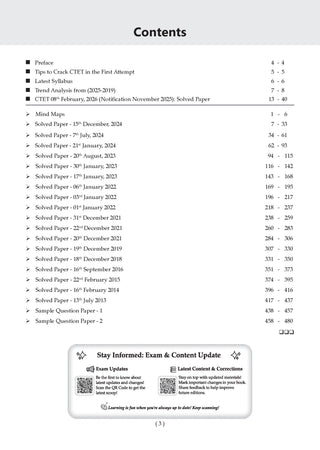 Oswaal CTET 19 PREVIOUS YEARS’ SOLVED PAPERS | YEAR-WISE (2013-2025) | PAPER – 2 (Mathematics & Science) | With Solved Paper 2 held on 8 th Feb 2026 Fully Solved |(Classes 6 to 8)