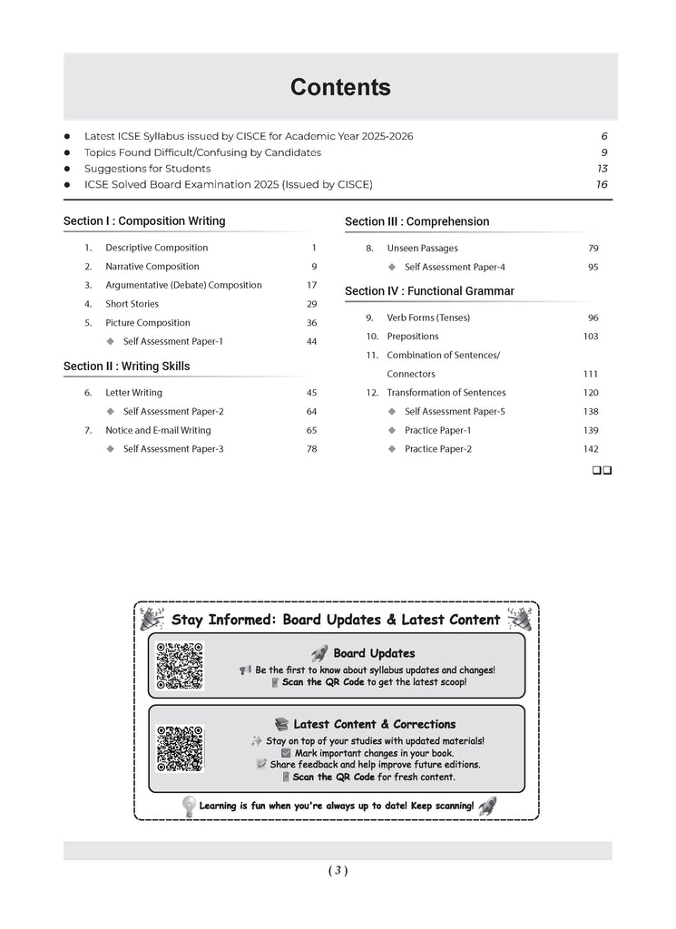 ICSE Question Bank Chapterwise & Topicwise Solved Papers Class 9 & 10 English-1 For 2026 Exam